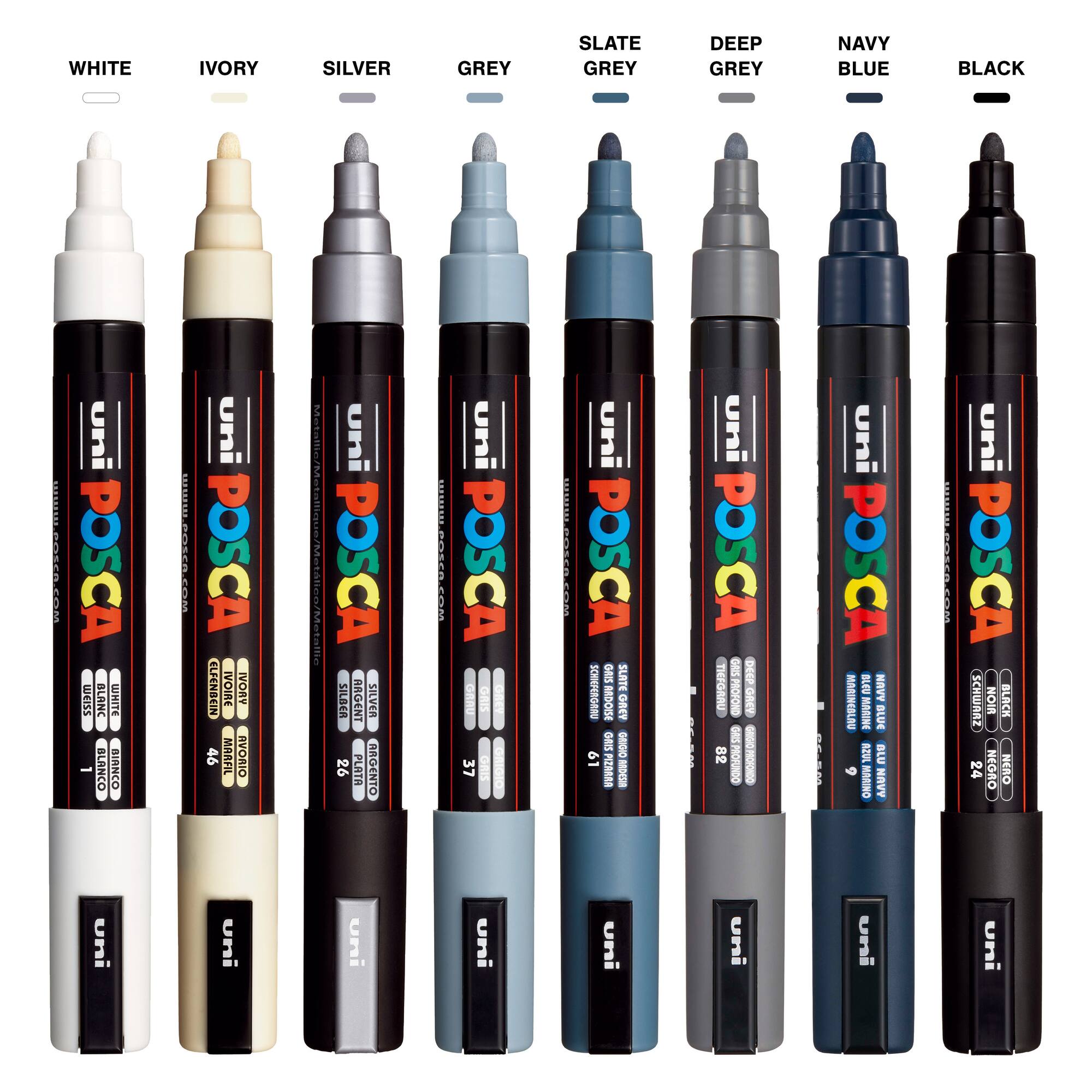 POSCA PC-5M Monotone Paint Marker Set
